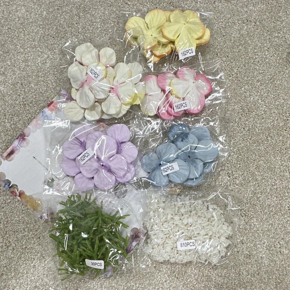 Forever Flowerz Spring Hydrangeas Fabric Hydrangea Craft Kit